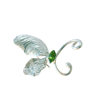 Silver butterfly brooch 