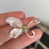 Gemelf Jewelry-Silver Butterfly Brooch